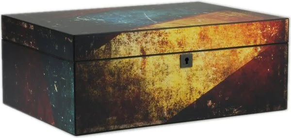 Antikni raznobojni humidor