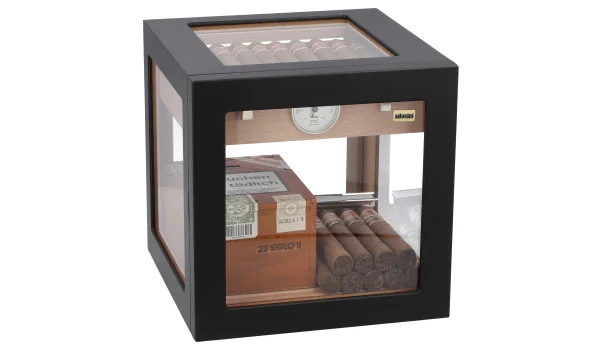 Crni humidor adorini Cube Deluxe slika 5