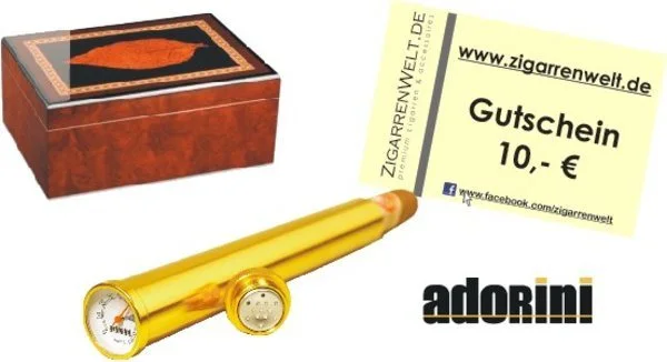 Premium Cigar Humidor Set with 10â‚¬ Gift Voucher